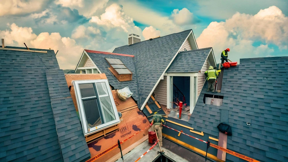 Roofing service project photo