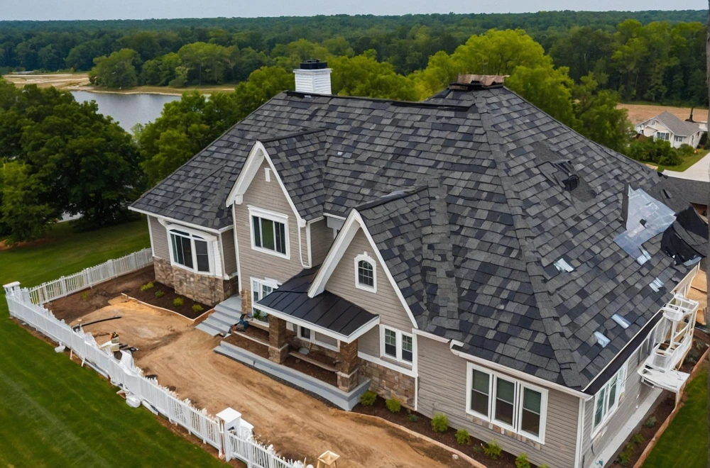 Roofing estimate consultation photo